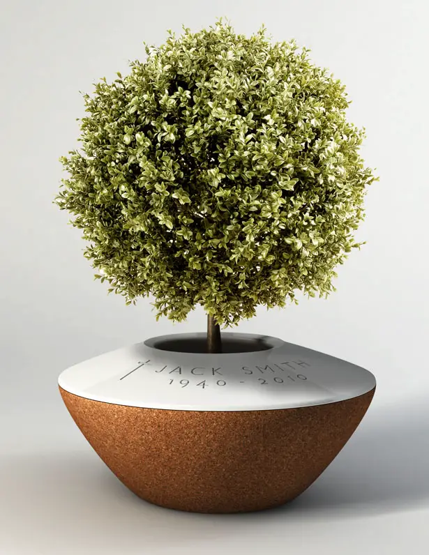 POETREE Funeral Urn by Margaux Ruyant