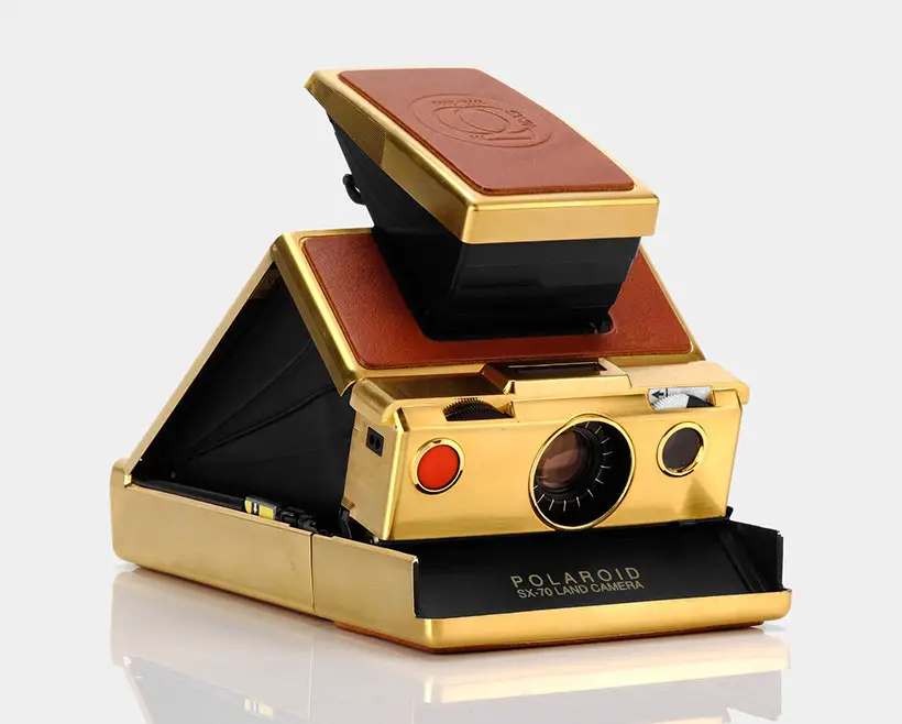 Polaroid 50th Anniversary Edition Gold SX-70 Instant Film Camera