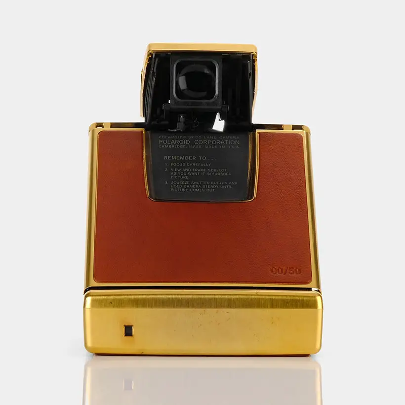 Polaroid 50th Anniversary Edition Gold SX-70 Instant Film Camera