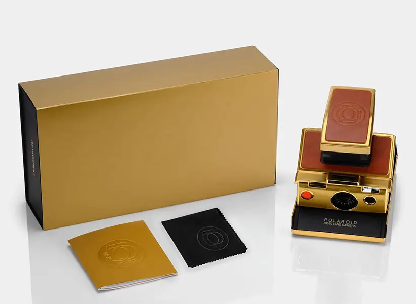 Polaroid 50th Anniversary Edition Gold SX-70 Instant Film Camera