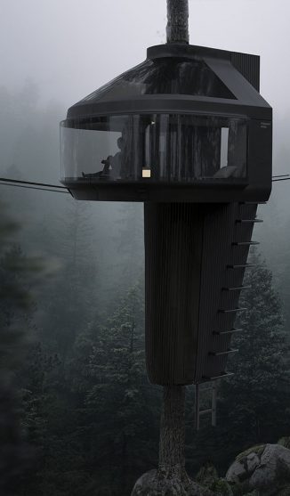 Koja Modern Treehouse Concept for Polestar Design Contest