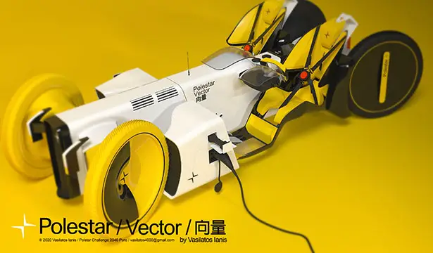 Polestar Vector Concept Motorcycle by Vasilatos Ianis