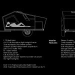 Polydrop Trailer - polygonized teardrop-shaped Cabin Trailer