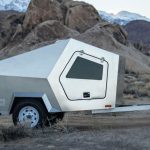 Polydrop Trailer - polygonized teardrop-shaped Cabin Trailer