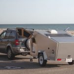 Polydrop Trailer - polygonized teardrop-shaped Cabin Trailer