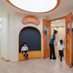 Pony Running Daycare Showroom Interior Design by VMDPE