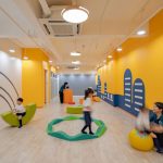 Pony Running Daycare Showroom Interior Design by VMDPE