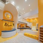 Pony Running Daycare Showroom Interior Design by VMDPE