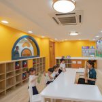 Pony Running Daycare Showroom Interior Design by VMDPE