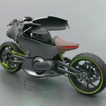 PORSCHE 618 Electric Motorcycle by Miguel Angel Bahri