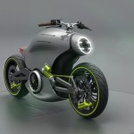 PORSCHE 618 Electric Motorcycle by Miguel Angel Bahri