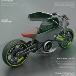 PORSCHE 618 Electric Motorcycle by Miguel Angel Bahri
