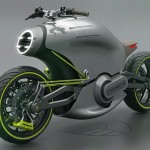 PORSCHE 618 Electric Motorcycle by Miguel Angel Bahri