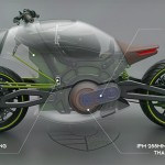 PORSCHE 618 Electric Motorcycle by Miguel Angel Bahri