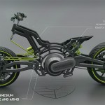 PORSCHE 618 Electric Motorcycle by Miguel Angel Bahri