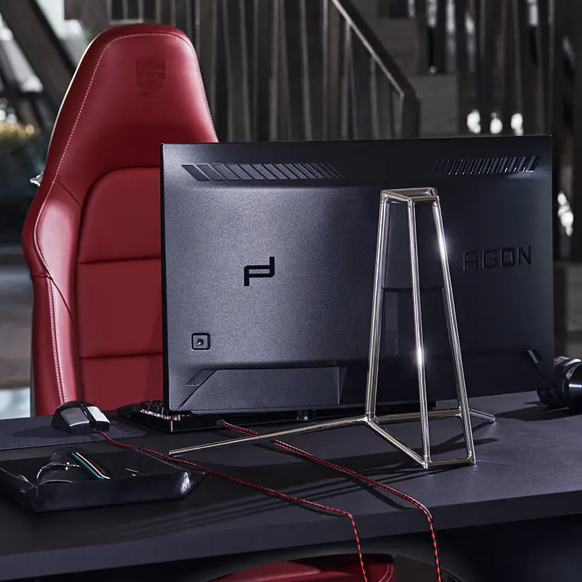 Porsche Design AOC AGON 27 Modern Curved Monitor with Adjustable Stand