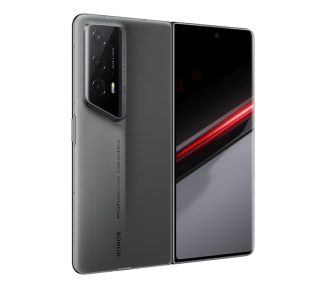 Porsche Design x Honor Magic V2 RSR Folding Smartphone Design Is Reminiscent of The Hood Of a Porsche 911