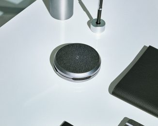 Porsche Design PDS30 Conference Speaker Reveals Four Microphones When You Twist It