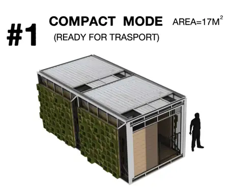 portable housing tower10