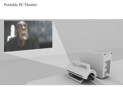 portable pc projector
