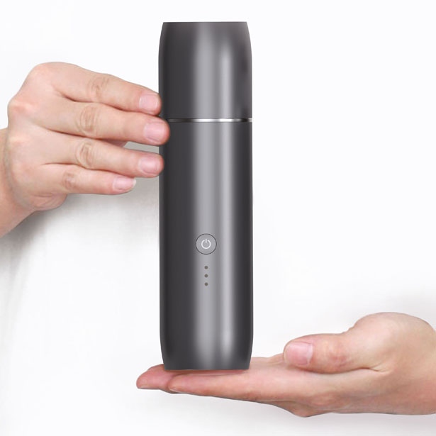 Portable Compact Vacuum Cleaner That Looks Like a Water Bottle by Wang Wei Ming