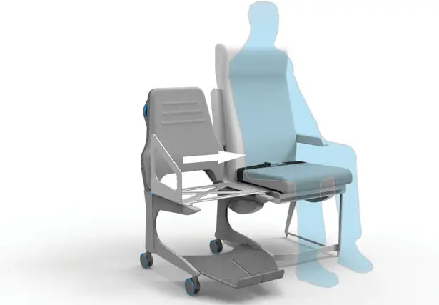 Posta : Seat Transfer Assist for Wheelchair-Bound Airline Passenger