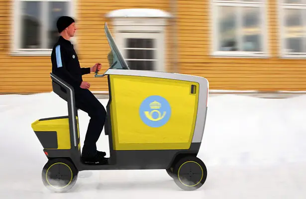 Posten Pod : Urban Mail Delivery Vehicle for Sweden