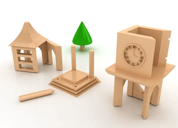 Power Tower Wooden Toy