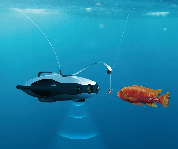 PowerRay Underwater Robot - Fish Finder Drone