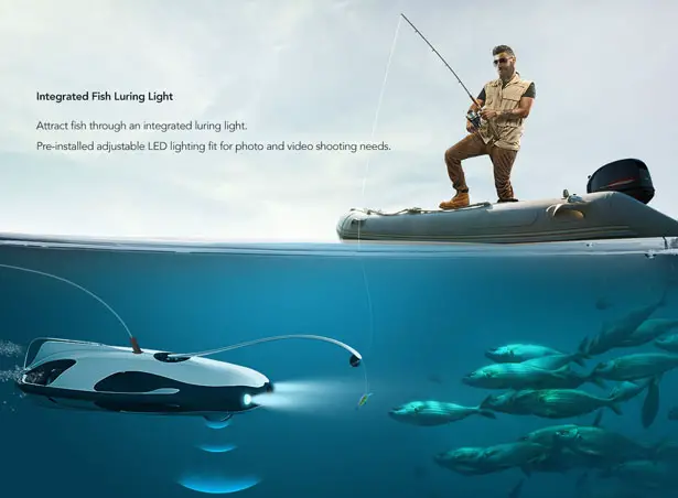 PowerRay : Underwater Robot That Revolutionizes Recreational Fishing