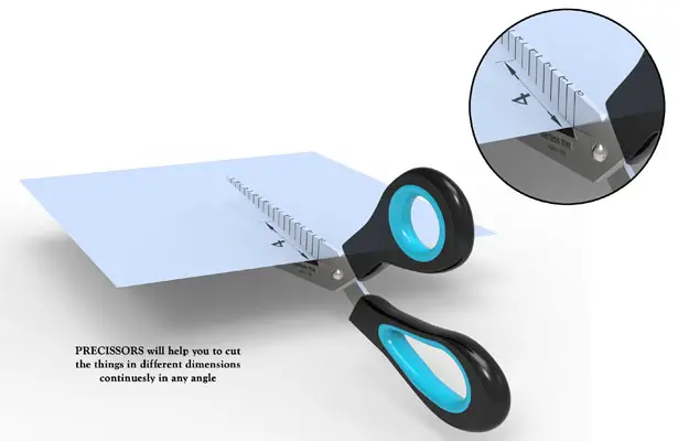 Precissors – Precision Scissors With Ruler