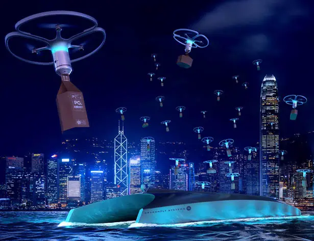 PriestmanGoode Dragonfly Drone Delivery Concept