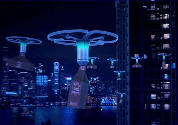 PriestmanGoode Dragonfly Drone Delivery Concept