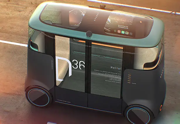 PriestmanGoode x Dromos Technologies Electric Autonomous Vehicle