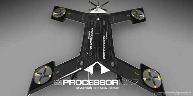 Processor007 : Drone Aircraft Concept Proposal for Airbus Group