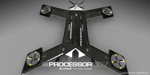 Processor 007 Concept Drone Aircraft by Vasilatos Ianis