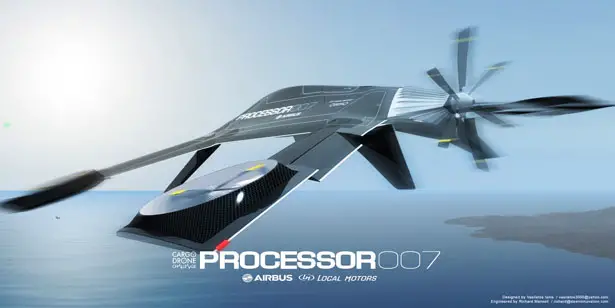 Processor 007 Concept Drone Aircraft by Vasilatos Ianis