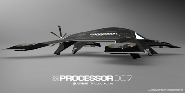 Processor 007 Concept Drone Aircraft by Vasilatos Ianis