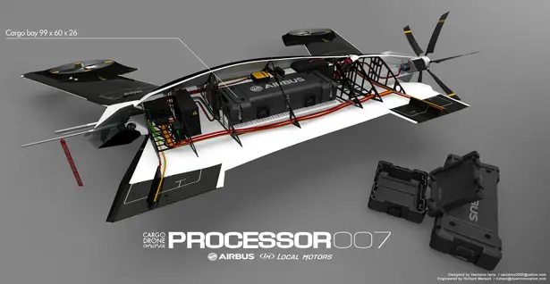 Processor 007 Concept Drone Aircraft by Vasilatos Ianis