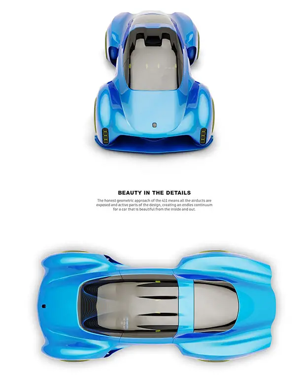 Project 411 As a Tribute to Porsche 911 Spyder by Mossawi Studios