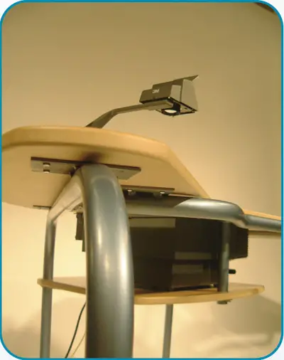 design overhead projector desk