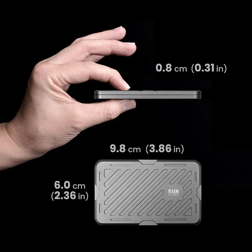 Puncube Mech Wallet: Cool Fidget Mechanical Wallet