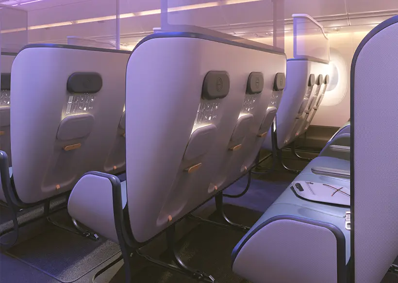 Pure Skies Business and Economy Class Cabins by PriestmanGoode