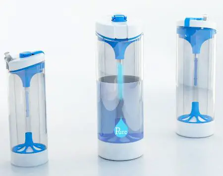 Pure Water Bottle by Timothy Whitehead Kills 99.9% Of Bacteria And Viruses