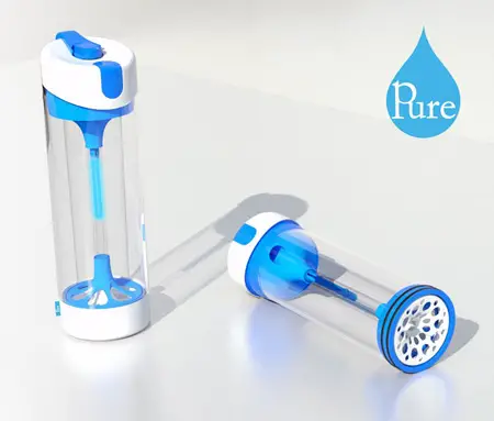 Pure UV Sterilisation Water Bottle