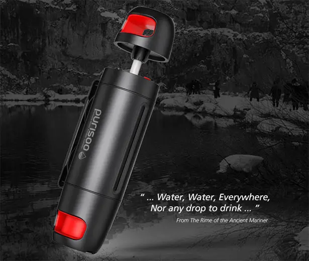 Purisoo Portable Water Purifier Bottle