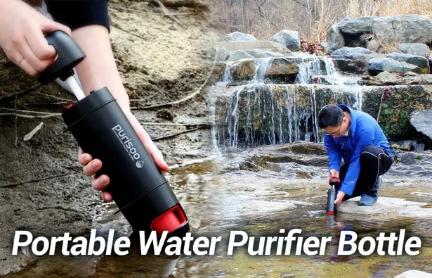 Purisoo Portable Water Purifier Bottle