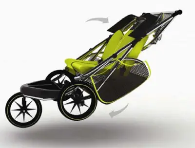 pushchair design for 3 children