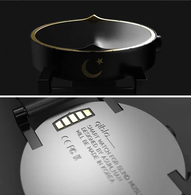 Qibla: Smart Watch Concept for Blind Muslim by Gyu Hyung Han