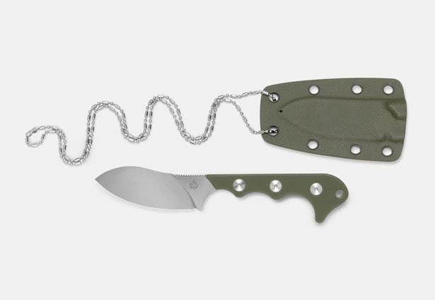 QSP Neckmuk D2 Fixed Blade Neck Knife